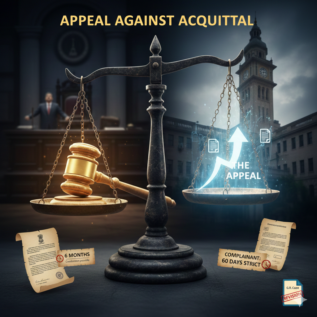 খালাসের বিরুদ্ধে আপিল না রিভিশন?